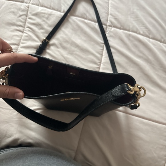 Coach Black Crossbody Bag with Gold Accents - Picture 4 of 4